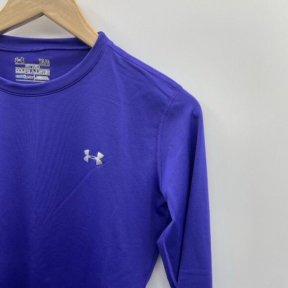 Under Armour Womens Size Large Coldgear Fitted Long Sleeve Crew Neck Tee 2637 - Picture 2 of 6